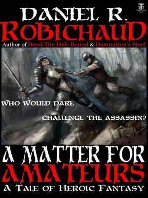 cover image of A Matter For Amateurs